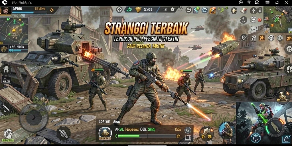 Tampilan gameplay API66 yang menegangkan dan strategis.