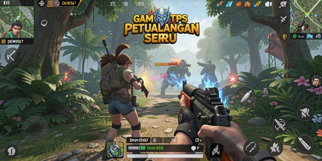Tampilan gameplay seru dan mendebarkan di DEWI567.
