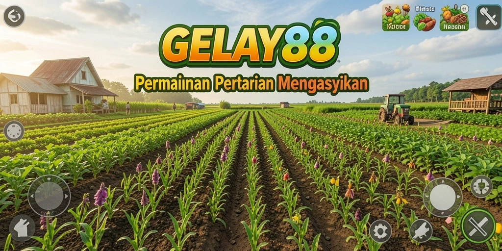 Screenshot gameplay tampilkan aktivitas bertani yang seru dan interaktif.