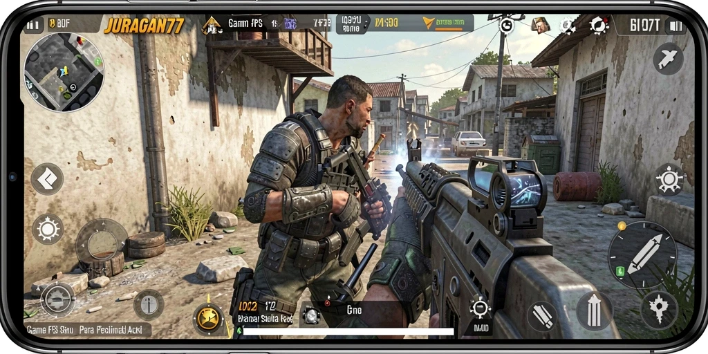 Gameplay JURAGAN77 yang seru dan menegangkan di medan perang.