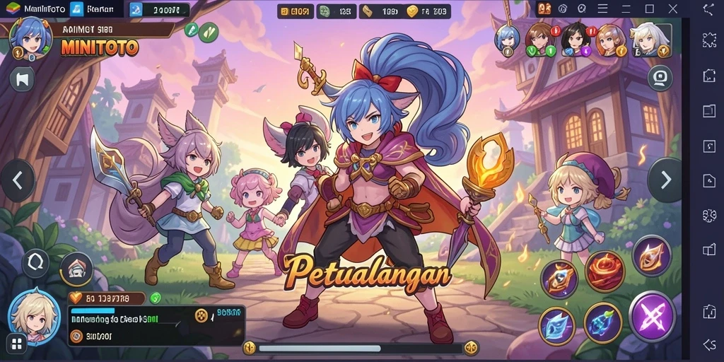 Tampilan screenshot MINITOTO yang menunjukkan aksi seru dalam dunia Anime.