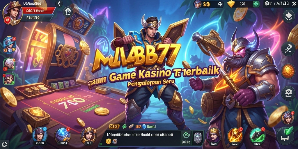 Tampilan menarik dan seru dari gameplay MLBB777 di Kasino.