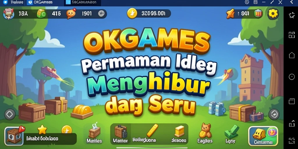 Gameplay <strong>OKGAMES</strong> yang menarik dan menghibur dalam mode Idle.