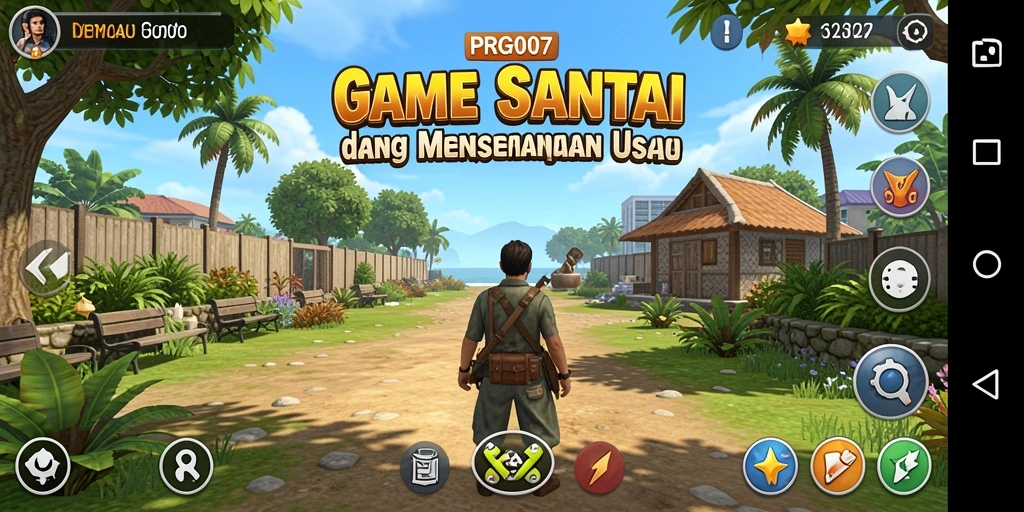 Tampilan gameplay PRG007 yang menyenangkan dan penuh warna.