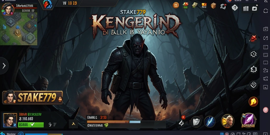 Screenshot STAKE779 menampilkan aksi mendebarkan dalam suasana kelam yang mencekam.